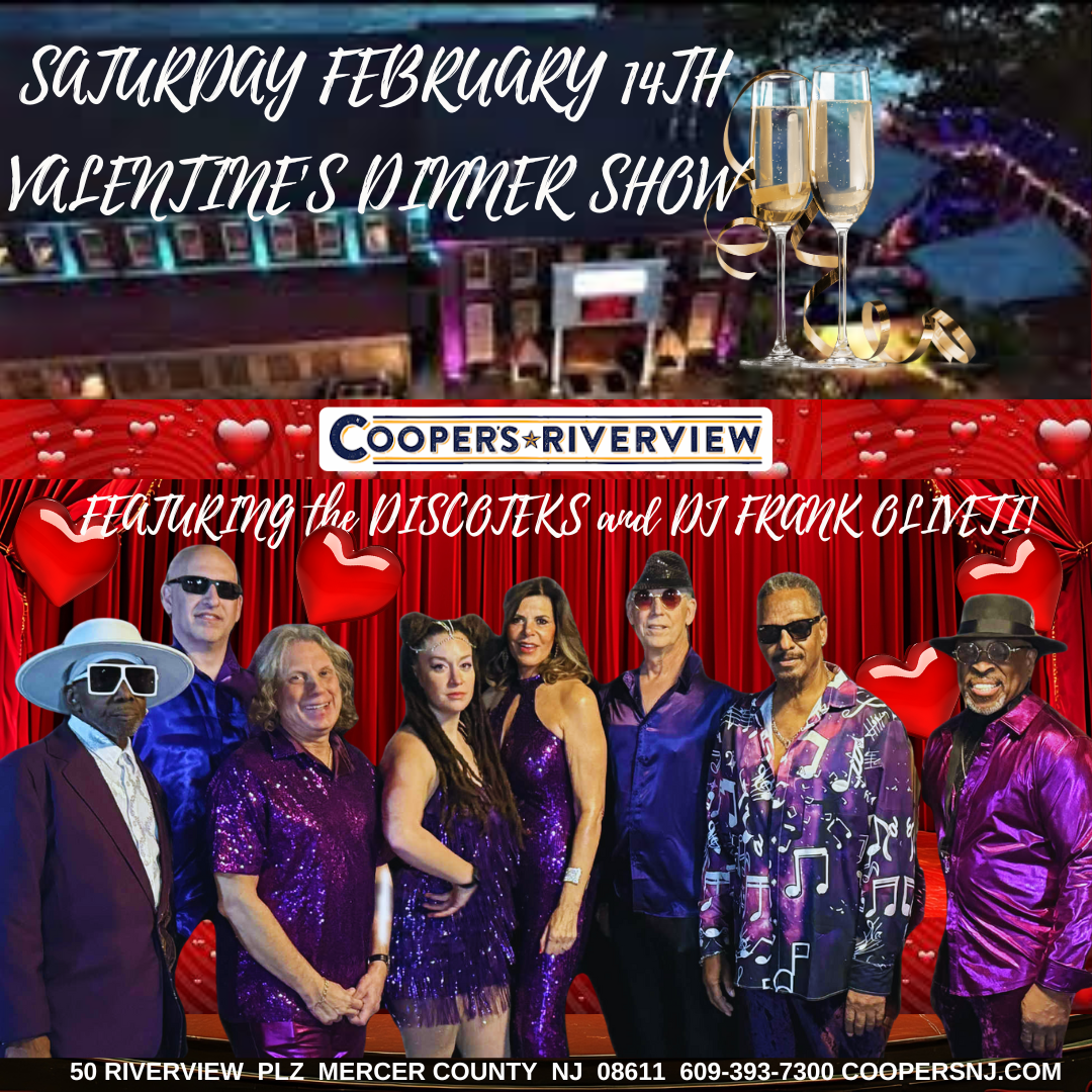 Valentine's Dinner Show with The DiscoTeks at Cooper's Riverview